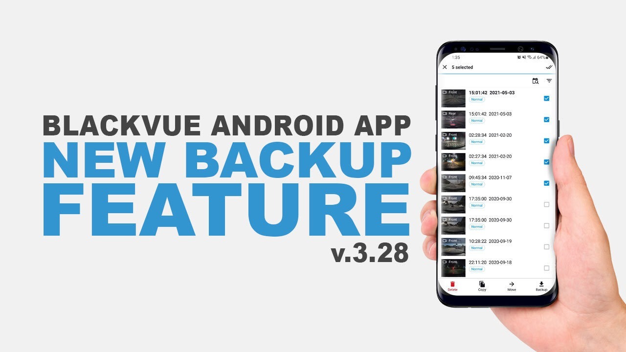 Android OS 11 Update: How It Affects the BlackVue App and How to Back Up Your Videos