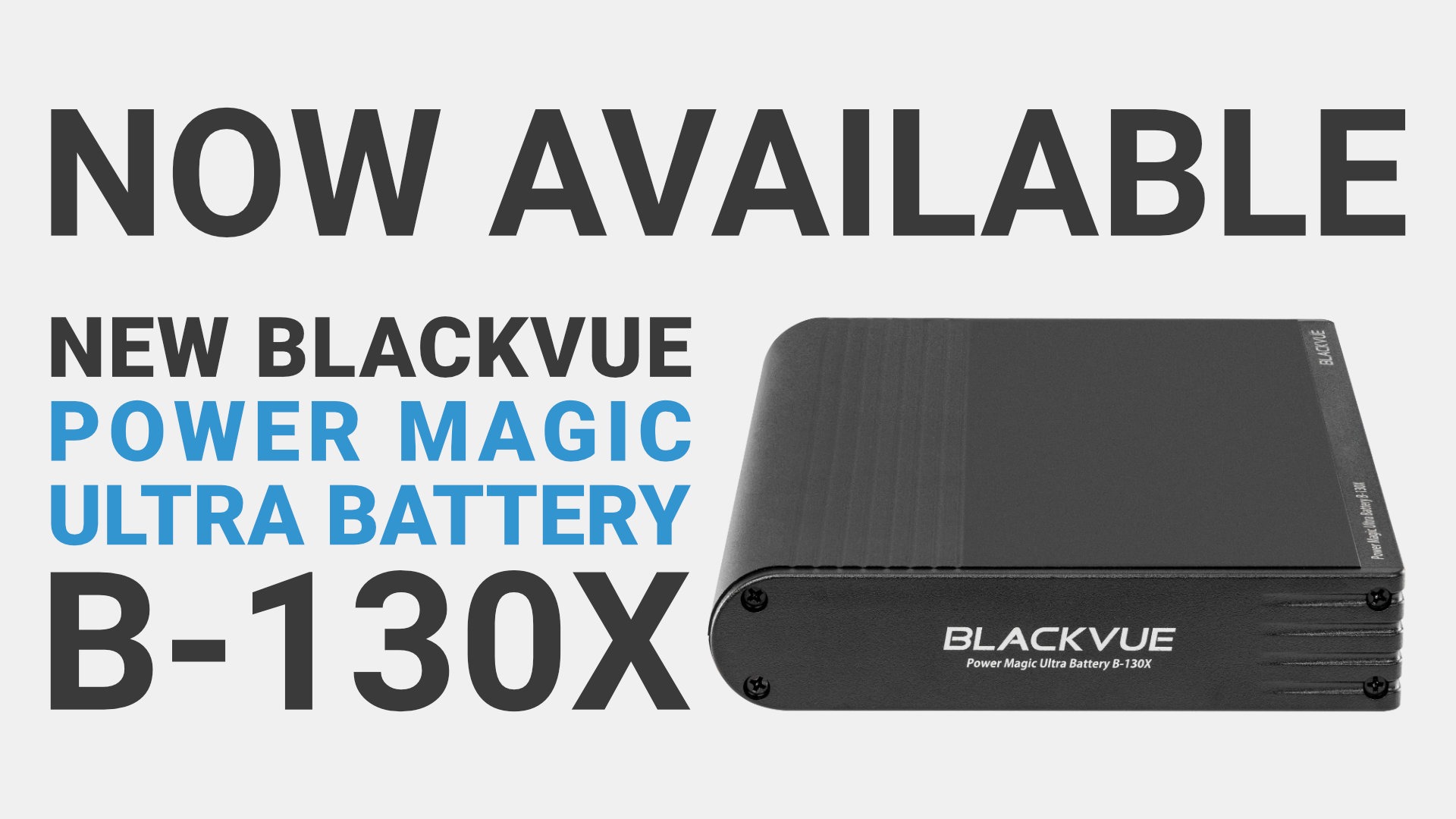[Press Release] New BlackVue Battery Enables Longer Dash Cam Parking Mode Protection In A More Compact Design