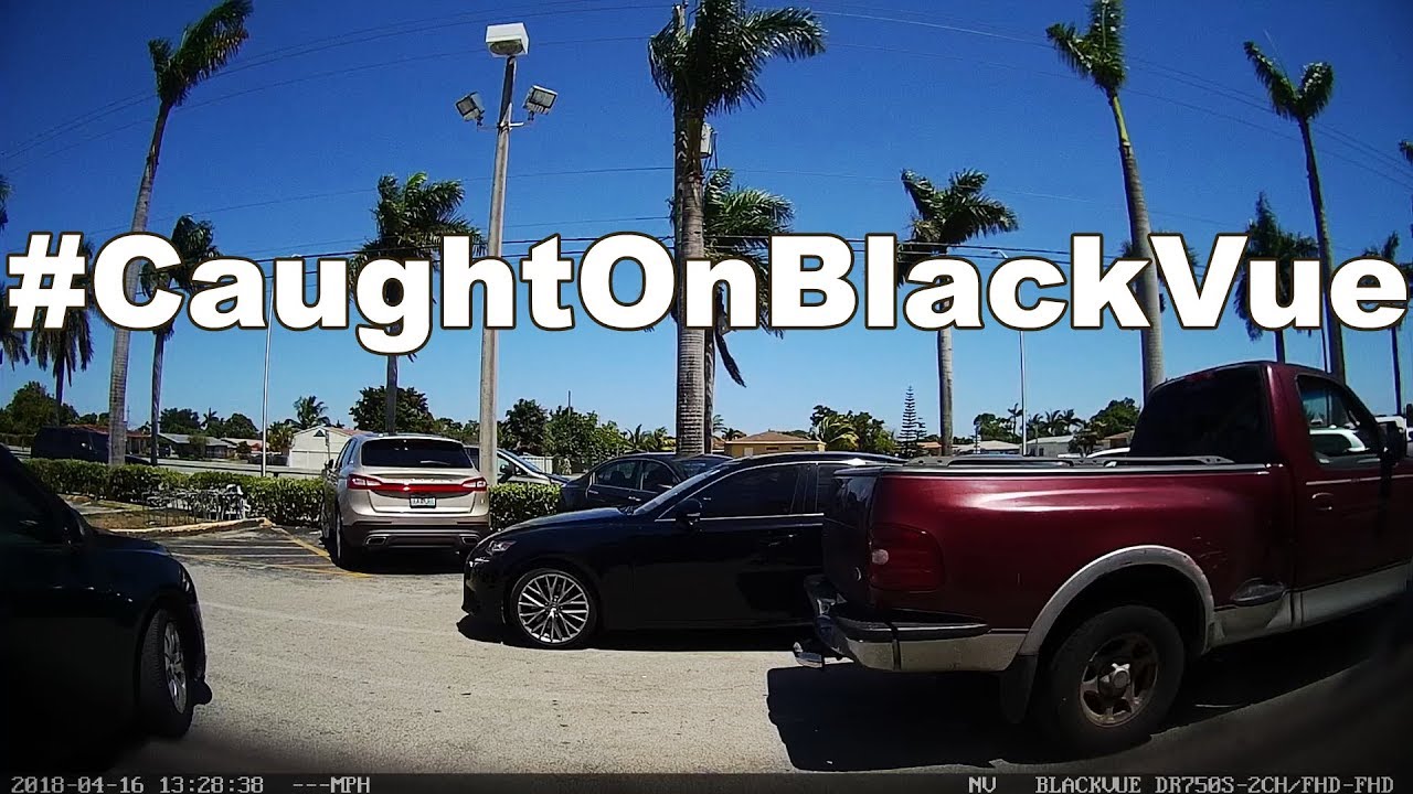 BlackVue Dashcam Captures Accident In Parking Lot