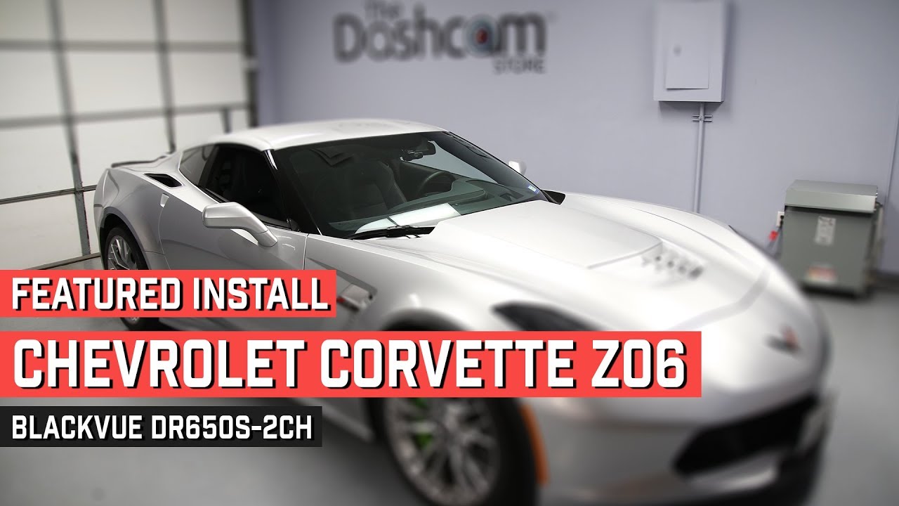 BlackVue Dashcam Installed In Corvette Z06