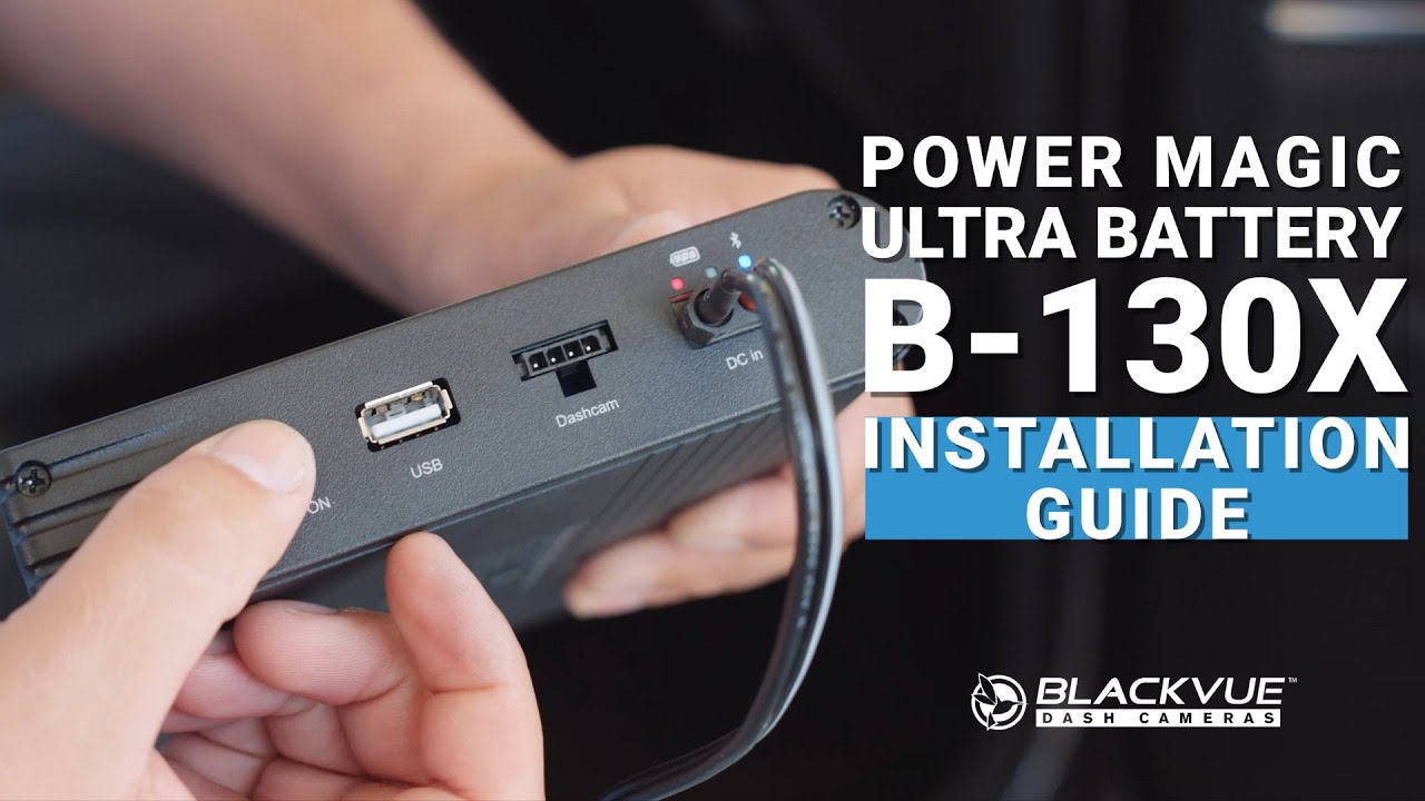 BlackVue Power Magic Ultra Battery B-130X Installation Tutorial Video