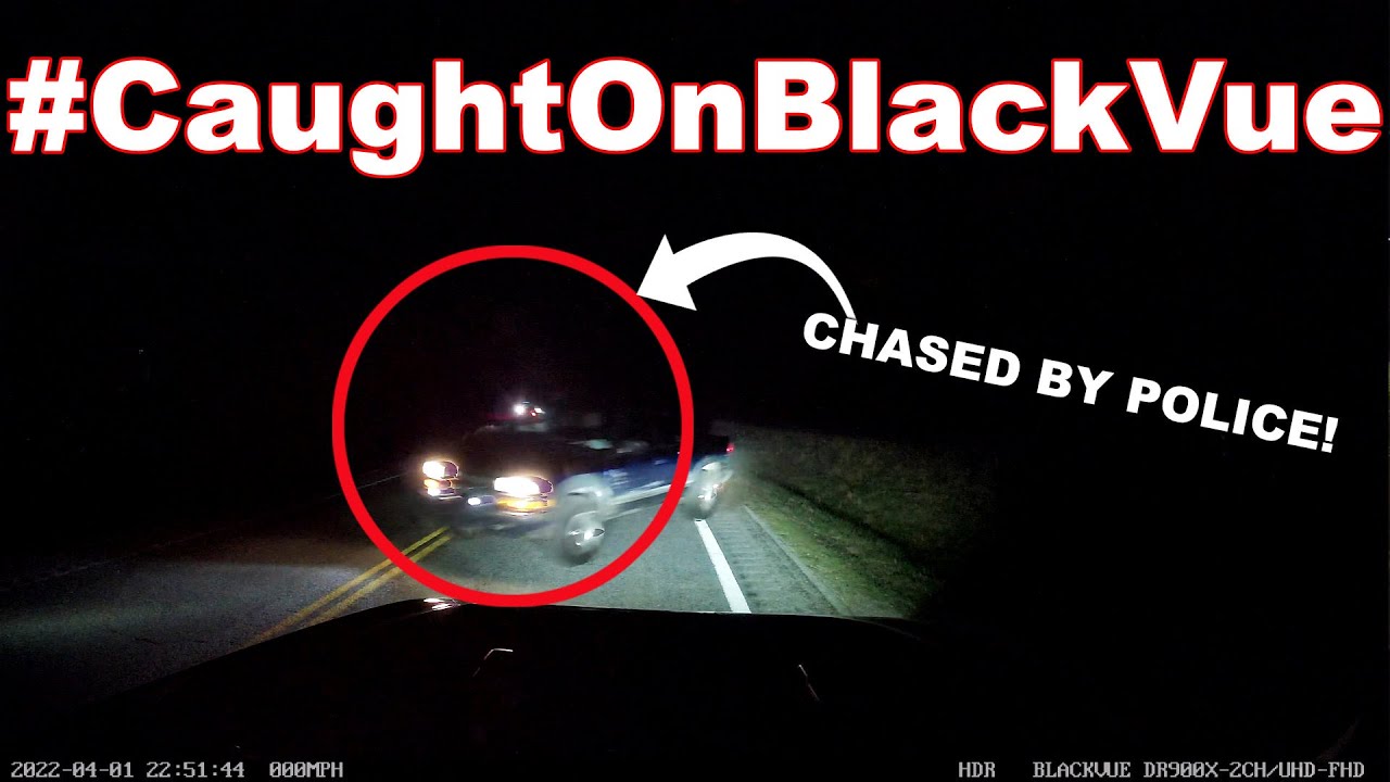 Close Call With Truck Chased By Sheriff’s Deputies #CaughtOnBlackVue