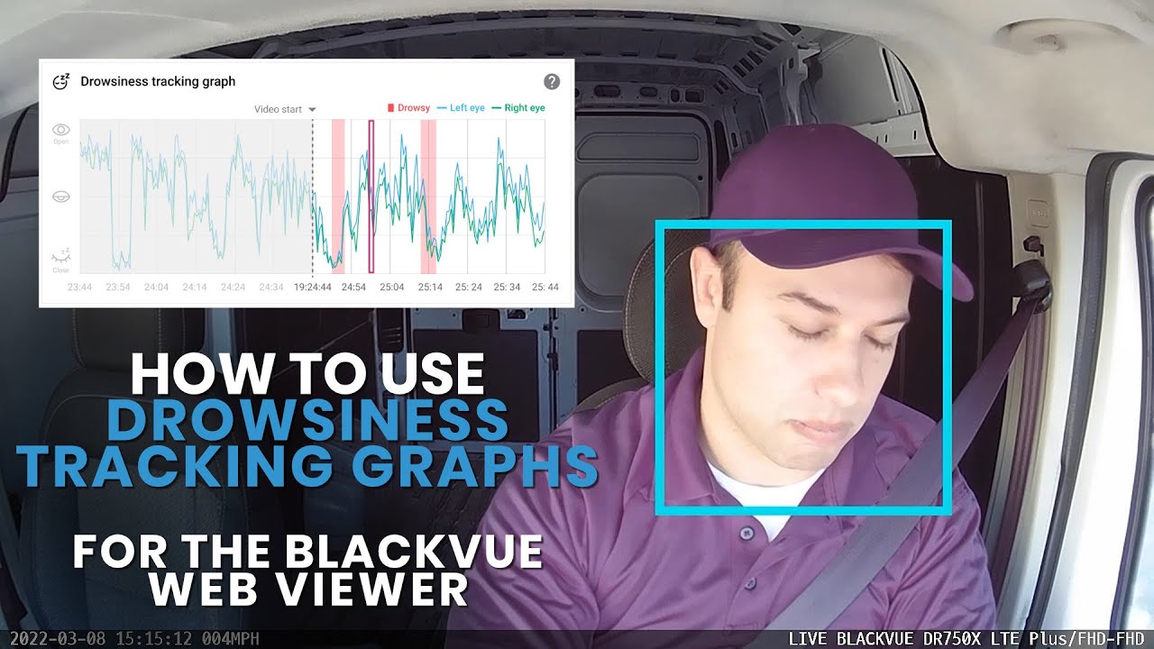 [BlackVue Cloud] Drowsiness Tracking Graph Tutorial Video for the Web Viewer