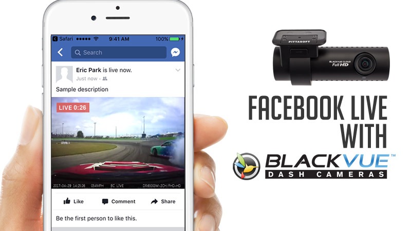 [Announcement] Broadcast to Facebook Live With Your BlackVue Dashcam