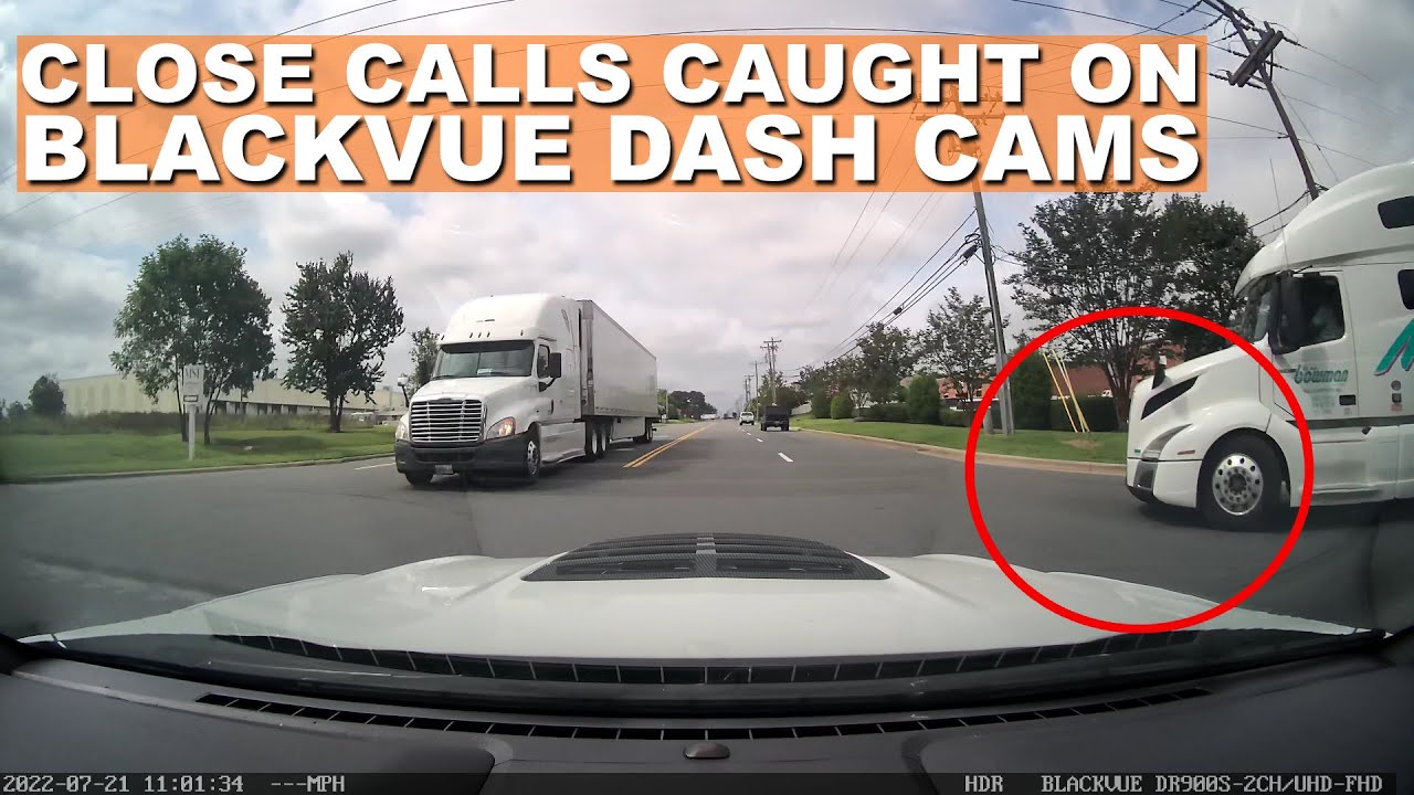 Four Close Calls Captured On Dash Cam #CaughtOnBlackVue