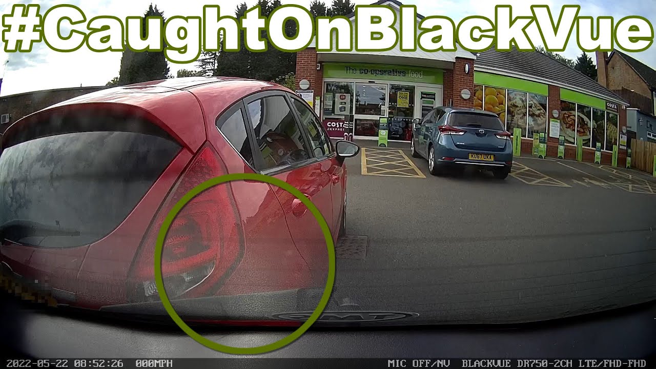 His Car Was Hit When He Was Out Shopping! #CaughtOnBlackVue
