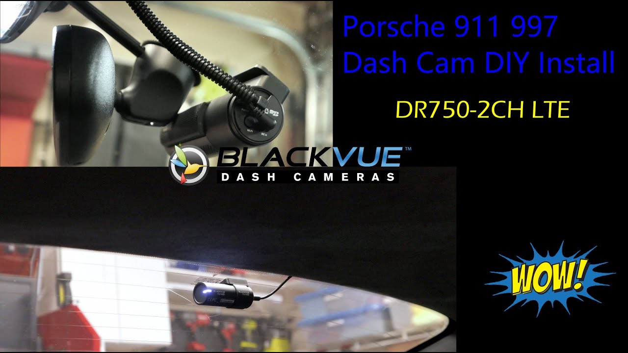 BlackVue DR750-2CH LTE Installation Video In Porsche 911
