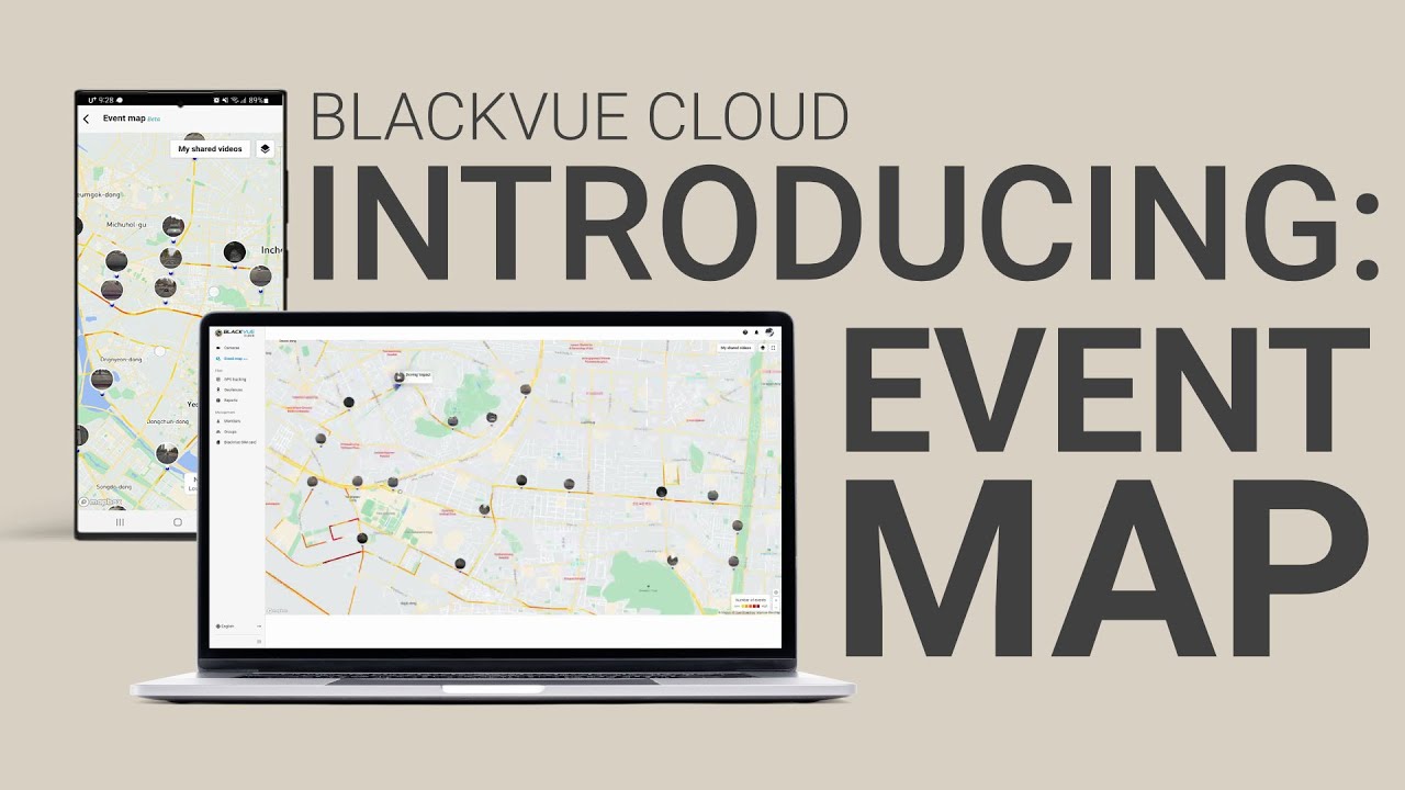 [BlackVue Cloud] New Event Map for the BlackVue App and Web Viewer