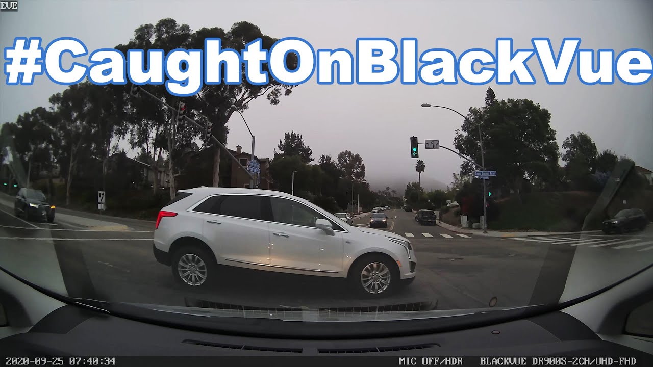 Red Light Runner At An Intersection #CaughtOnBlackVue