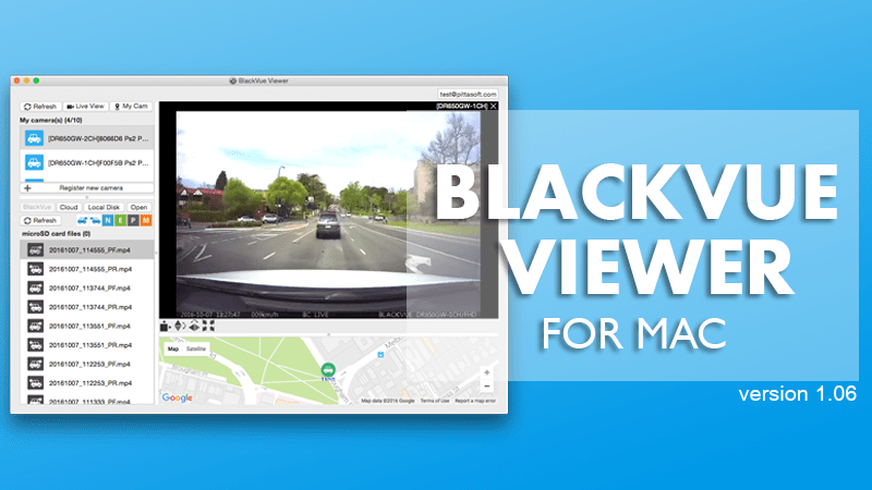 BlackVue Mac Viewer Update – Version 1.06
